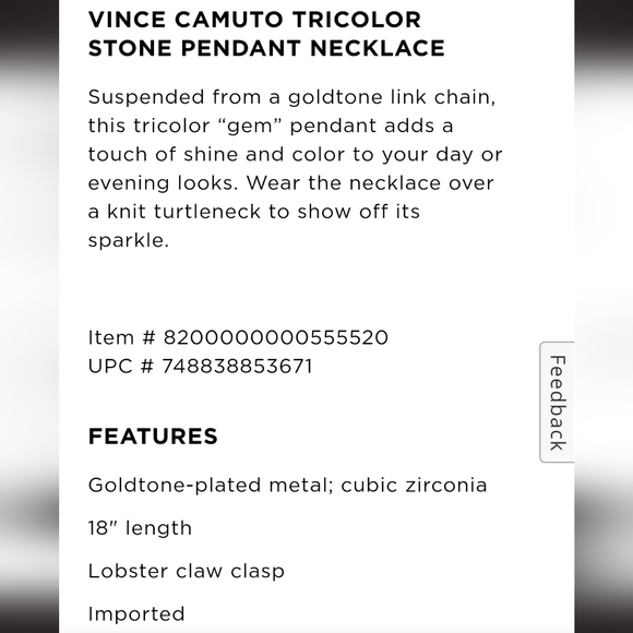 Bnib blue ombre necklace - Picture 4 of 4